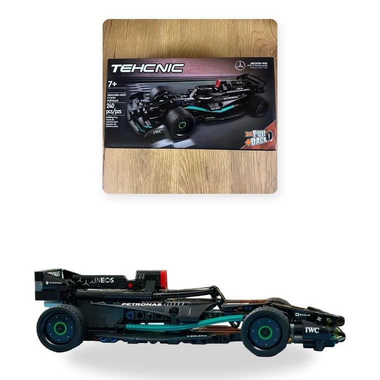 Конструктор чорний Mercedes-AMG F1 W14 з механізмом Pull-Back