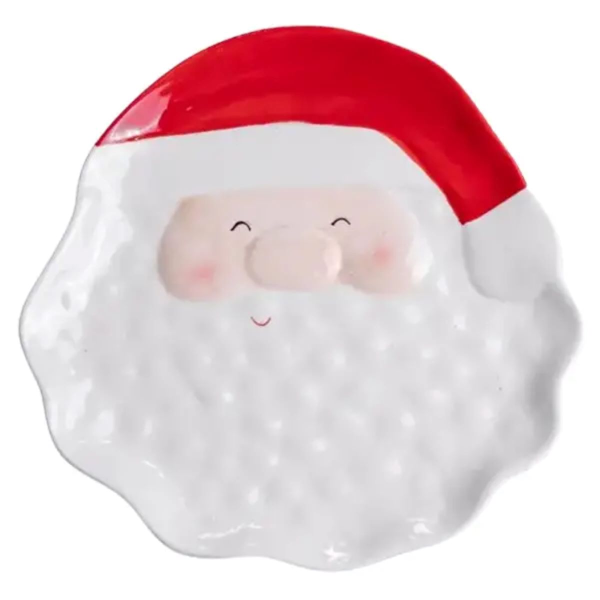 Блюдо сервірувальне новорічне Santa Claus 21*21,5 см з порцеляни CR-1-32