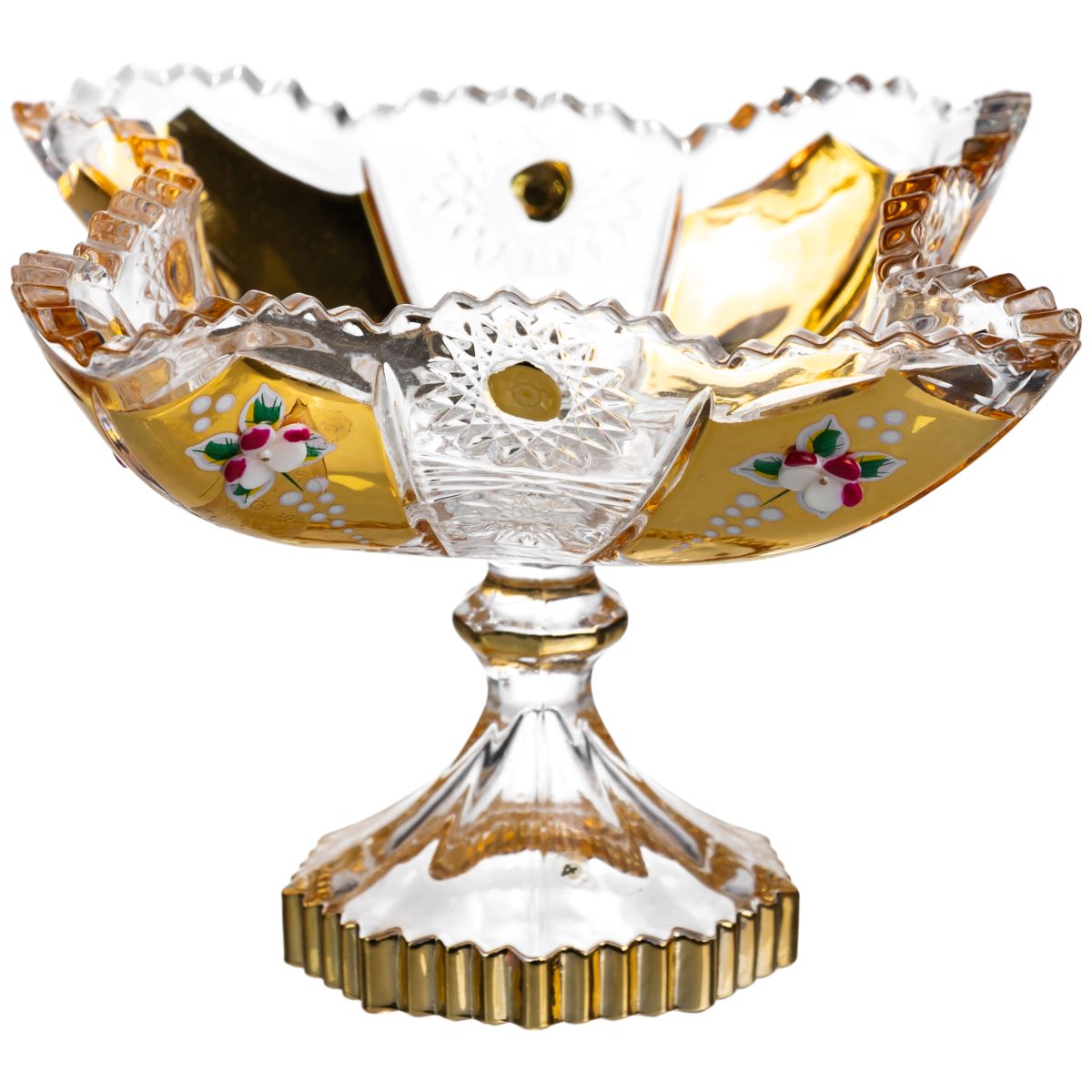 Цукерниця скляна Crystal 12 см Yiwu HP-34-139