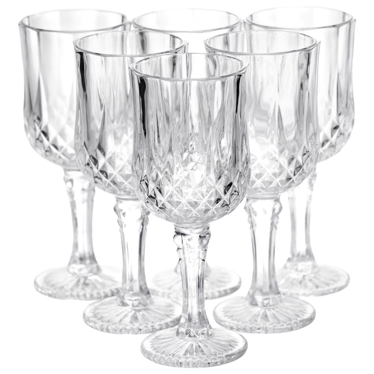 Набір келихів для вина Vintage Crystal 6 штук по 150 мл Yiwu HP-34-73