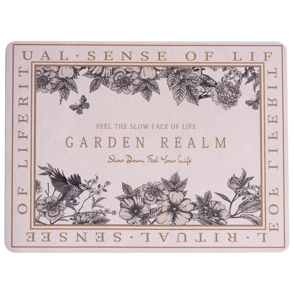 Килимок діатомітовий для сушіння посуду Garden Realm 40*30 см Yiwu HP-42-192