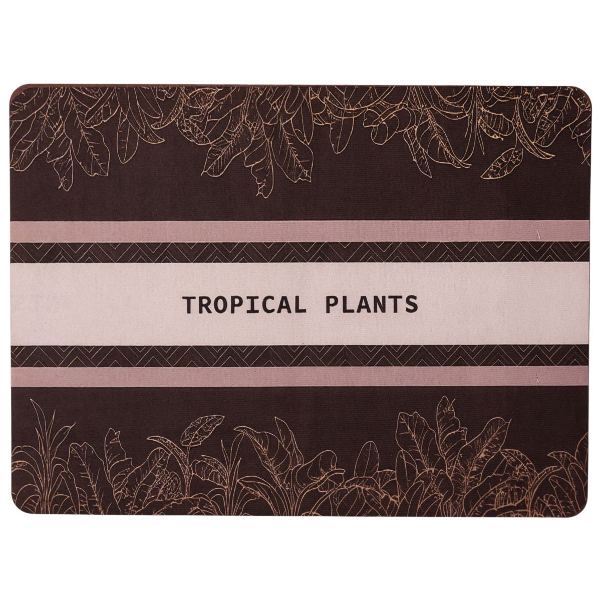 Килимок діатомітовий для сушіння посуду Tropical Plants 40*30 см Yiwu HP-42-199