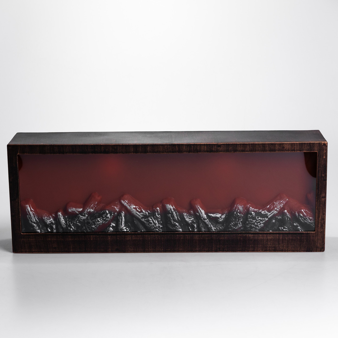 Камін декоративний з LED-підсвіткою 60*10*20 см, бронзовий Yiwu SP-26BR