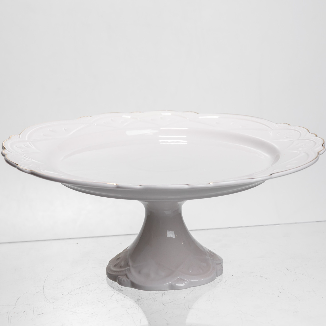 Тортівниця порцелянова Pearl 25,5 см Yiwu 120-YH-HG044
