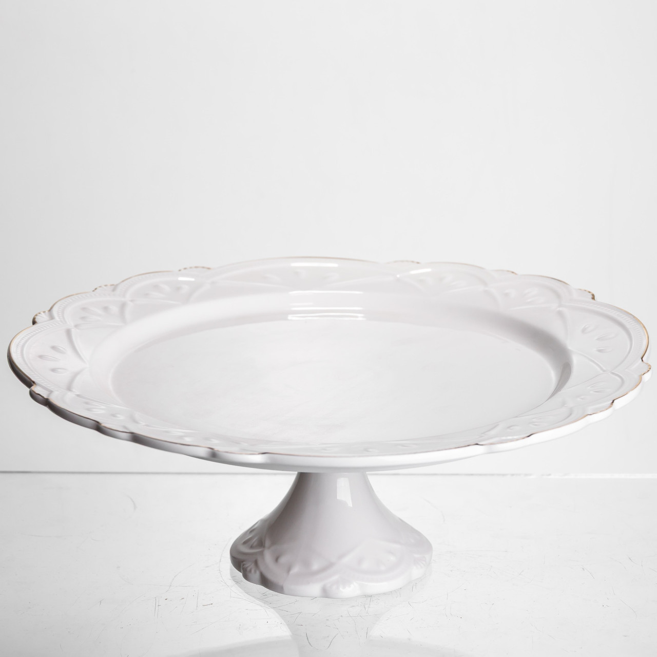 Тортівниця порцелянова Pearl 30,5 см Yiwu 120-YH-HG043