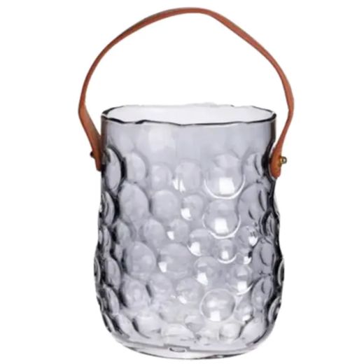 Ваза сумочка з ручкою 13×9.5×18 см декоративна Сірий HP-19-153-5