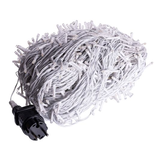 Гірлянда Різдвяна фея вулична 100 м 1000 LED білий провід Білий CF1000L100MWW