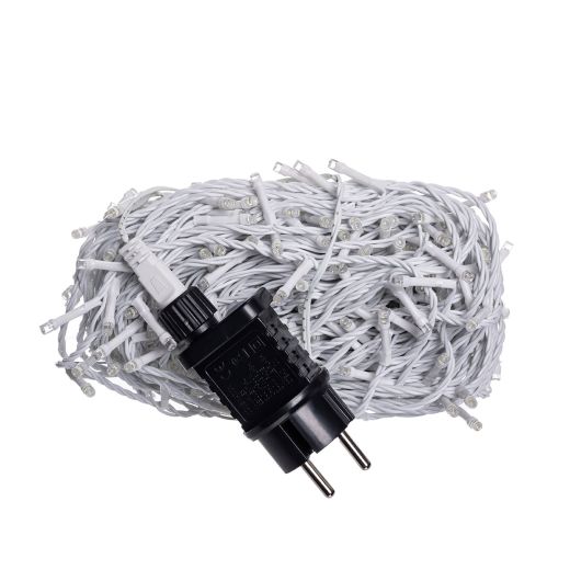Гірлянда Нитка вулична 30 м 300 LED білий провід Жовтий CF300L30MWY