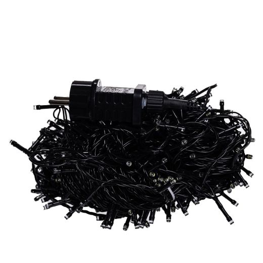 Гірлянда Різдвяна фея вулична 50 (м) 500 LED чорний провід Синій CF500L50MBBL
