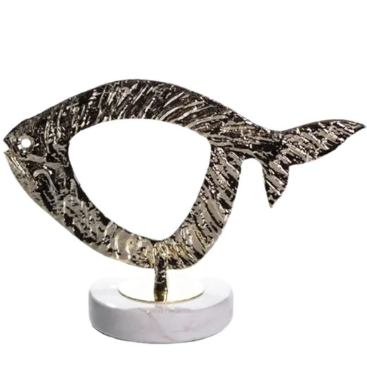 Декоративна фігурка Modern Fish 25х10х18 см металева HP-7-21