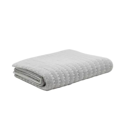 Рушник для ванної 80*160 котоновий сірий Colorful Home JD-7220-100G