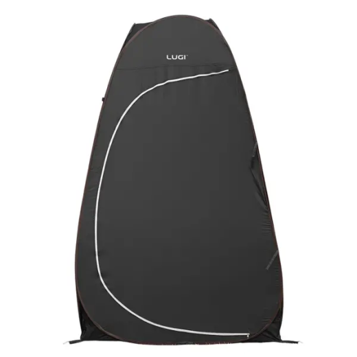 Намет душ-туалет для кемпінгу автомат 120×120×190 (см) тент для душу та туалету туристичний LU-015DB Чорний