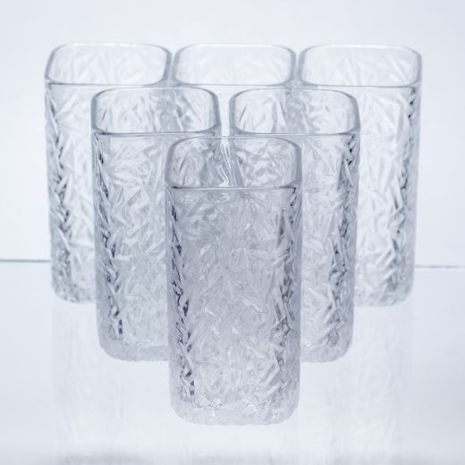 Набір склянок для напоїв Matrix Glass 6 штук по 245 мл HP-17-46