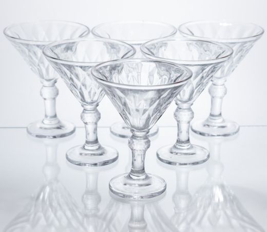 Набір креманок Classic Elegance 6 штук по 215 мл коктейльні HP-17-57