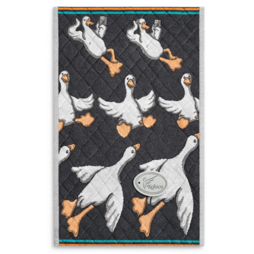Рушник кухонний 25*50 см котоновий сірий Colorful Home 85-213-800G